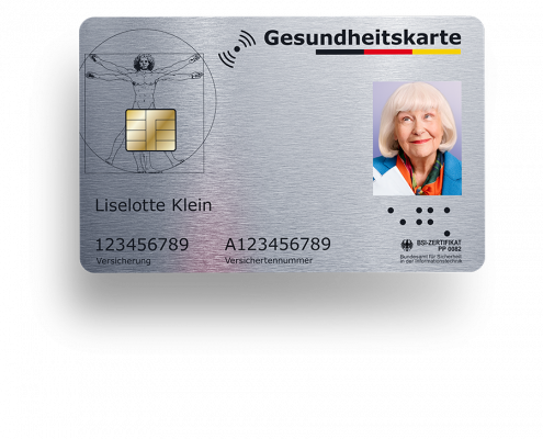 Gesundheitskarte Beispielbild